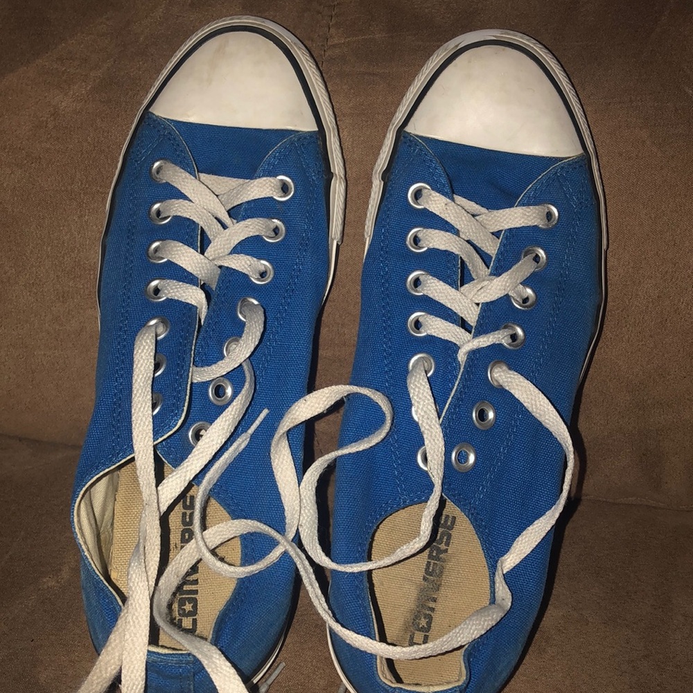 Royal blue Converses